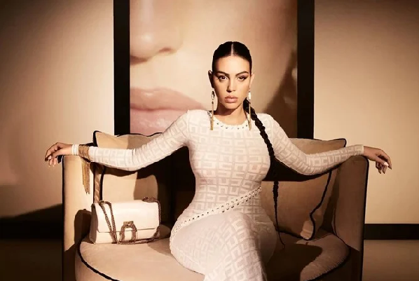 Georgina Rodriguez is the new face of Italian luxury label Elisabetta Franchi