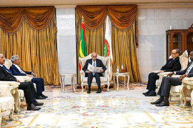 Mauritanian President receives Sahrawi Minister in charge of diplomatic affairs