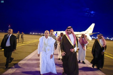 Mauritania president arrives in Madinah